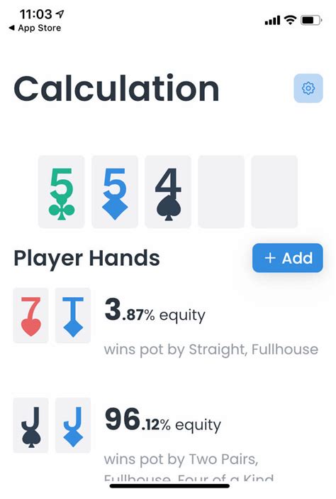 best poker odds calculator software